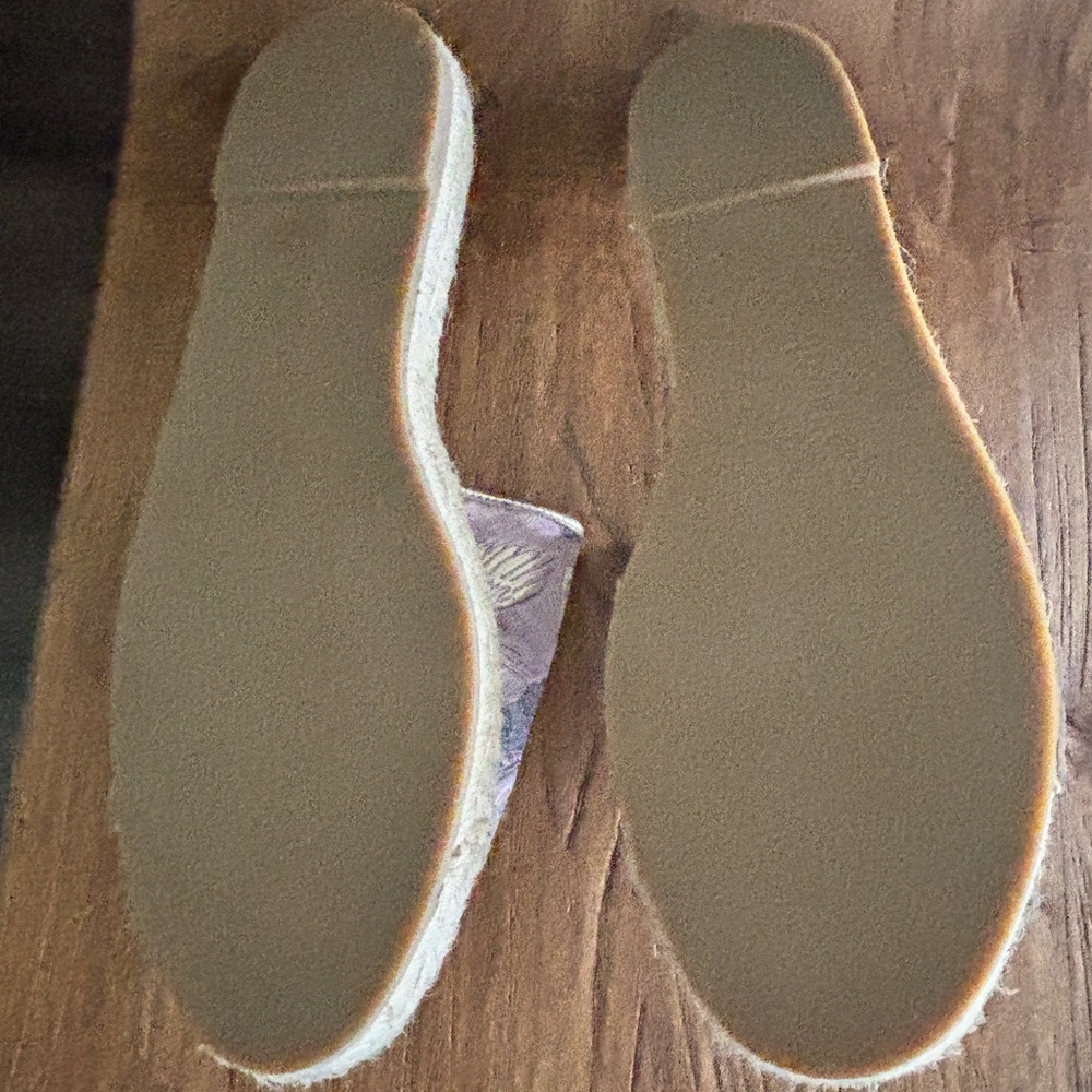 Johnny Was Pink Embroidered Crane Slide Sandals - Picture 8 of 8